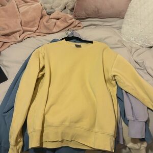 Yellow Crewneck Sweatshirt